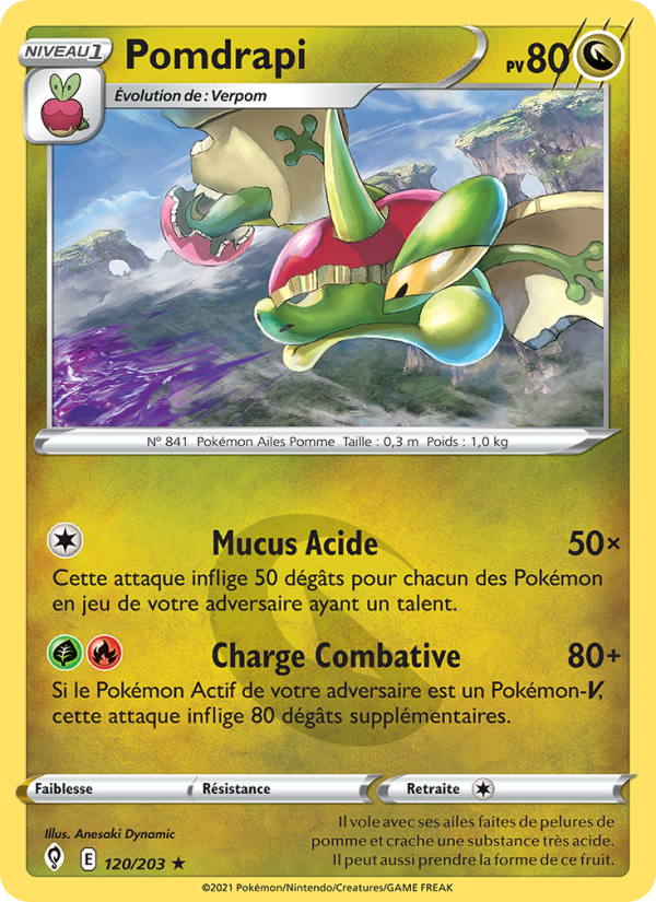 Pomdrapi 120 — Évolution Céleste (French Pokémon TCG card)