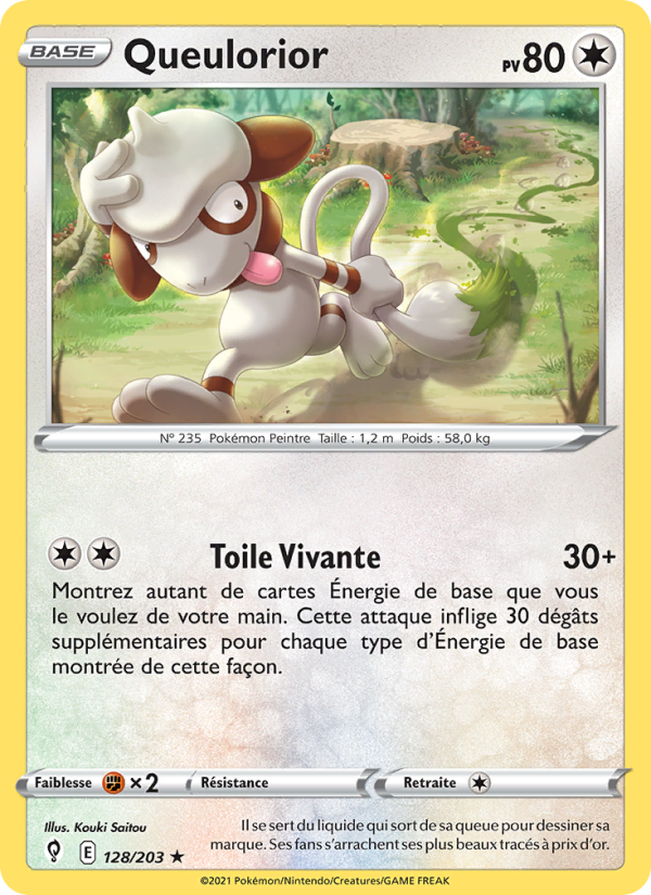 Queulorior 128 — Évolution Céleste (French Pokémon TCG card)