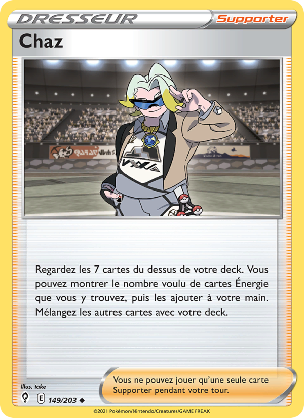 Chaz 149 — Évolution Céleste (French Pokémon TCG card)