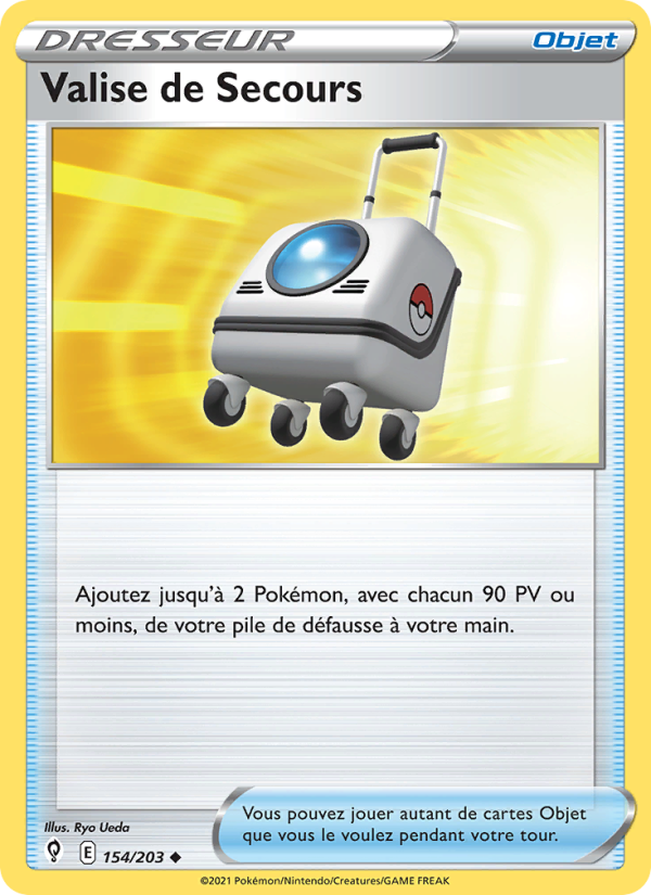 Valise de Secours 154 — Évolution Céleste (French Pokémon TCG card)