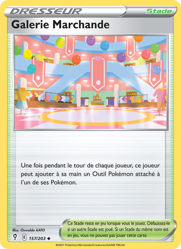 Galerie Marchande 157 — Évolution Céleste (French Pokémon TCG card)
