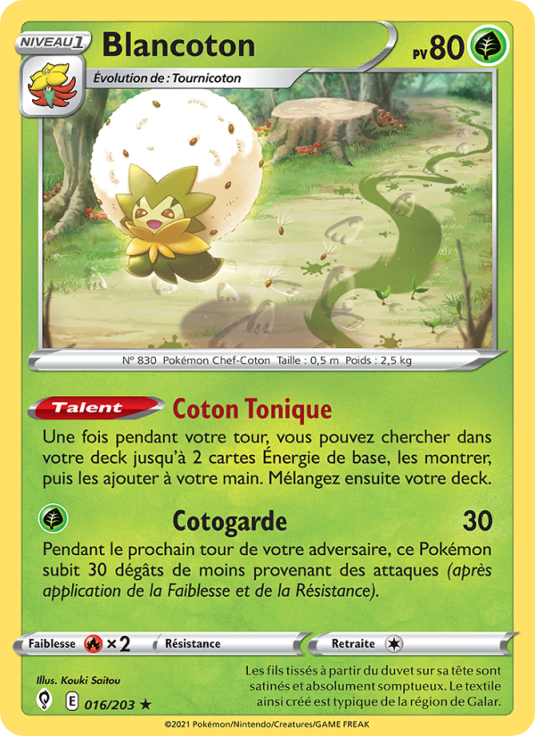 Blancoton 16 — Évolution Céleste (French Pokémon TCG card)