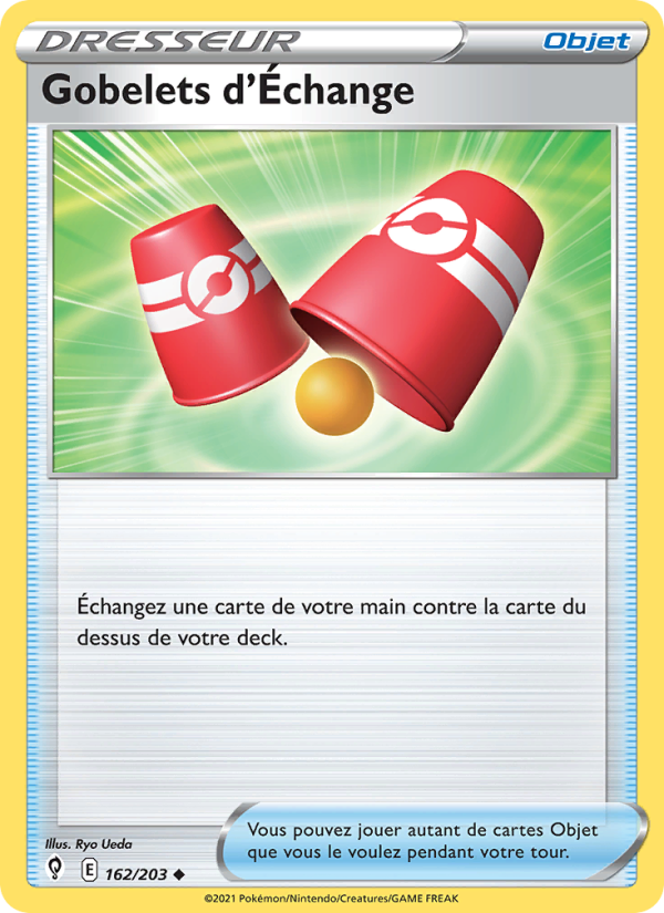 Gobelets d'Échange 162 — Évolution Céleste (French Pokémon TCG card)