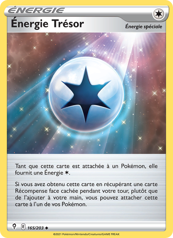 Énergie Trésor 165 — Évolution Céleste (French Pokémon TCG card)