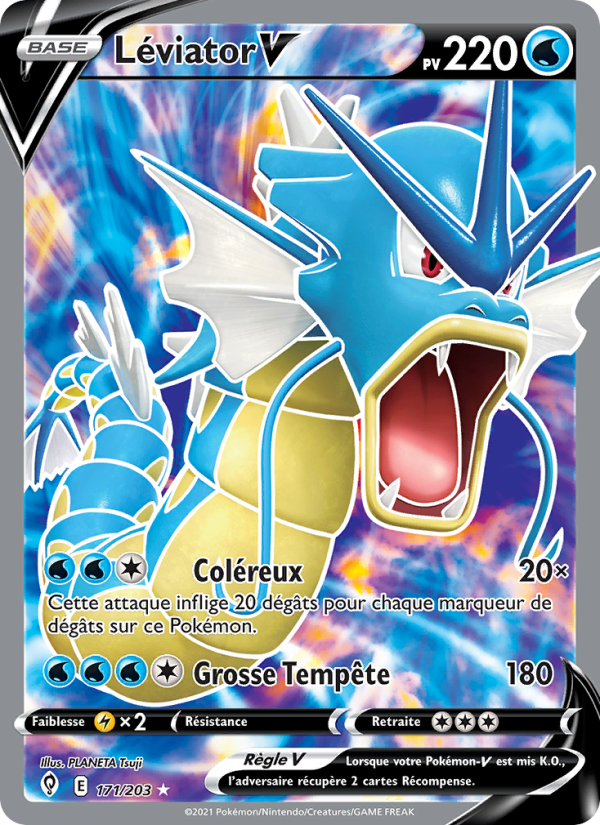 Léviator V 171 — Évolution Céleste (French Pokémon TCG card)