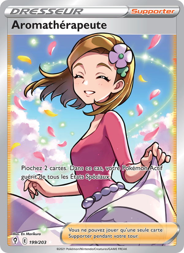 Aromathérapeute 199 — Évolution Céleste (French Pokémon TCG card)