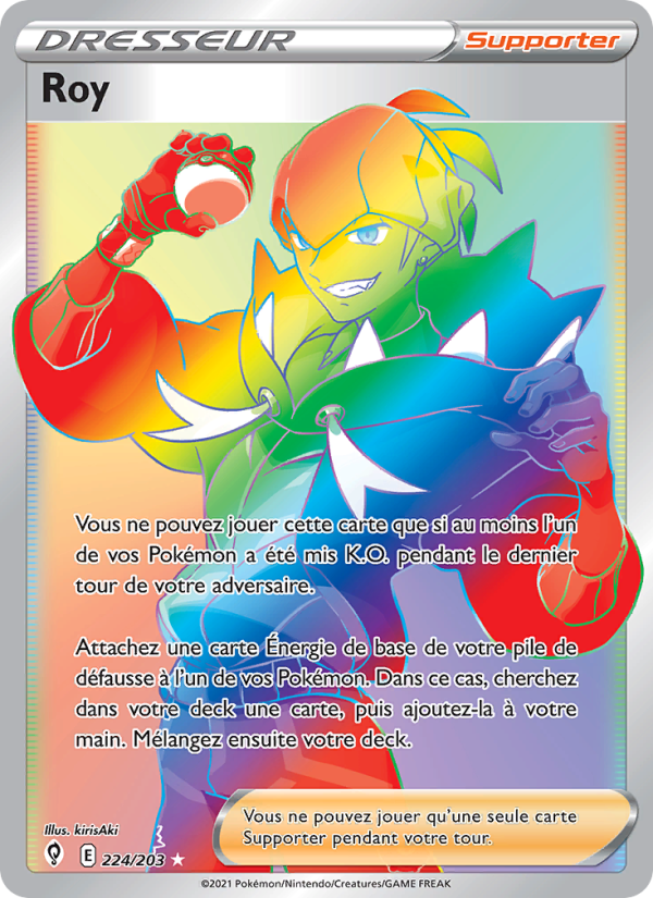 Roy 224 — Évolution Céleste (French Pokémon TCG card)