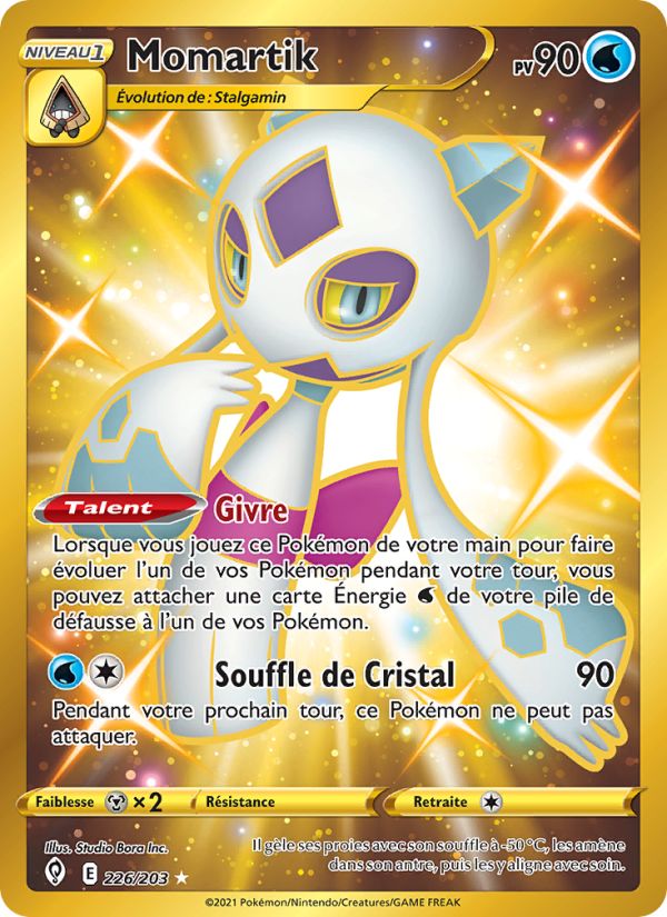 Momartik 226 — Évolution Céleste (French Pokémon TCG card)