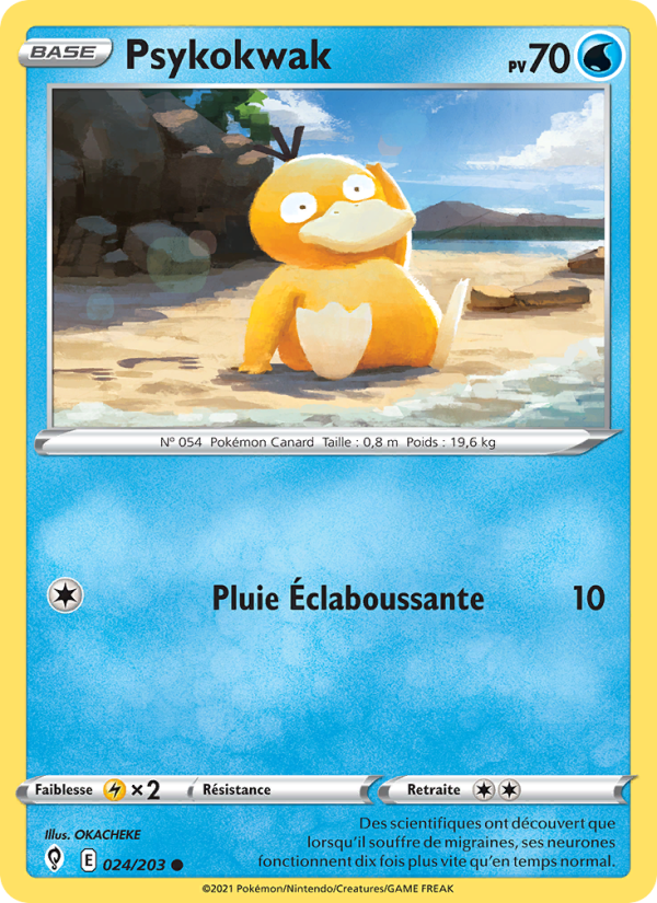 Psykokwak 24 — Évolution Céleste (French Pokémon TCG card)