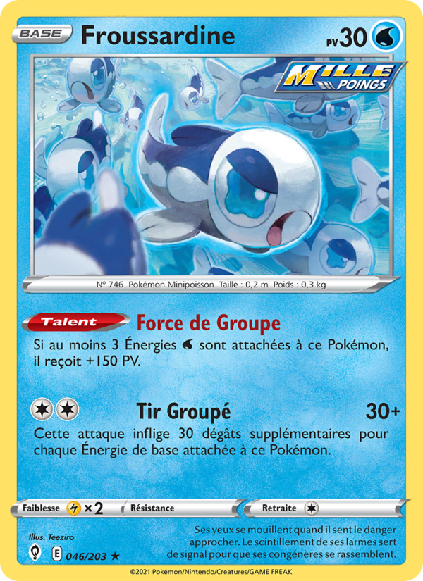 Froussardine 46 — Évolution Céleste (French Pokémon TCG card)