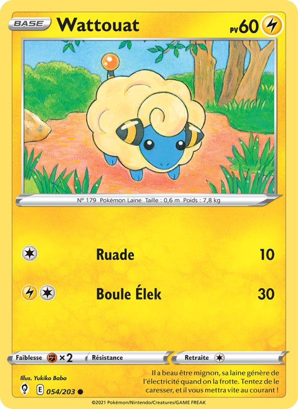 Wattouat 54 — Évolution Céleste (French Pokémon TCG card)