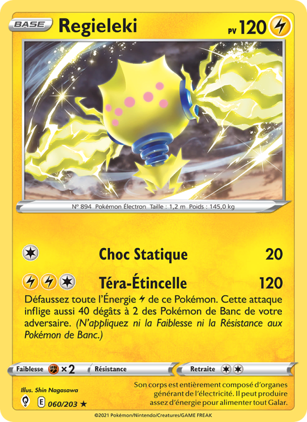Regieleki 60 — Évolution Céleste (French Pokémon TCG card)
