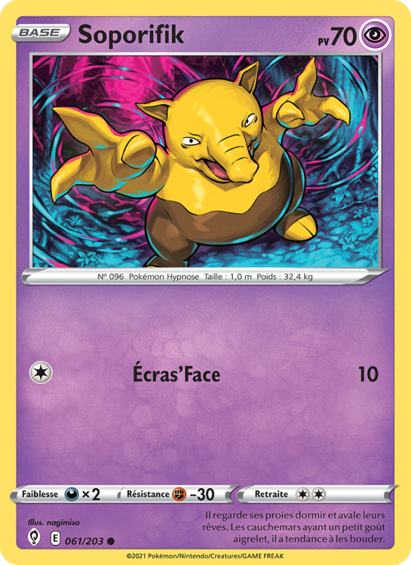 Soporifik 61 — Évolution Céleste (French Pokémon TCG card)