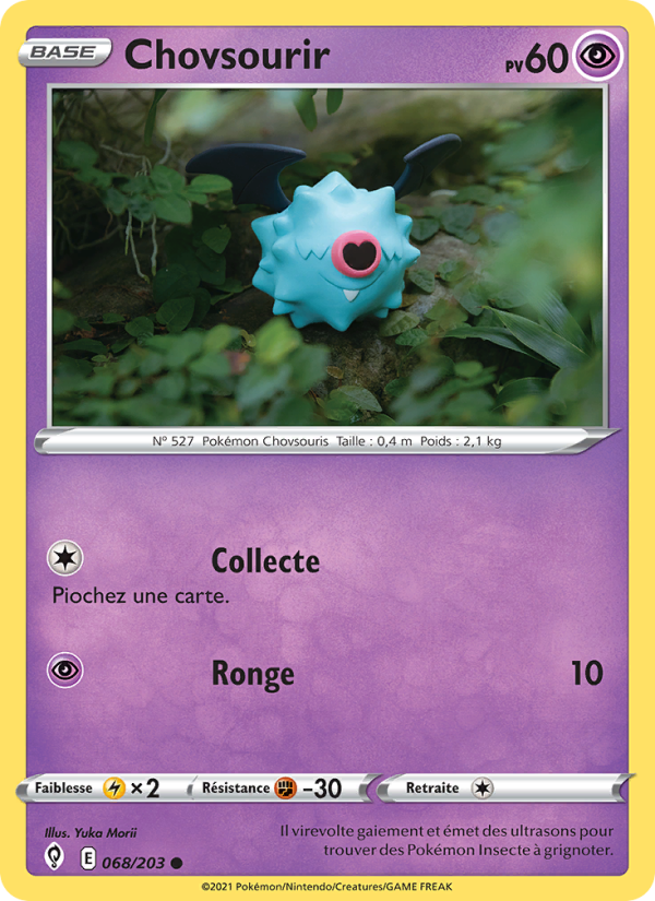 Chovsourir 68 — Évolution Céleste (French Pokémon TCG card)