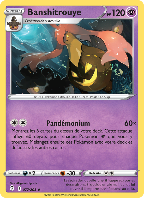 Banshitrouye 77 — Évolution Céleste (French Pokémon TCG card)