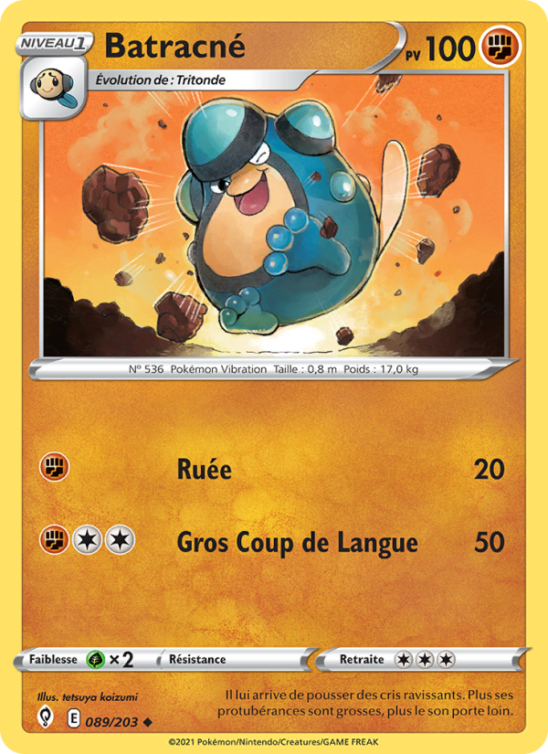 Batracné 89 — Évolution Céleste (French Pokémon TCG card)
