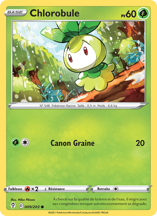 Chlorobule 9 — Évolution Céleste (French Pokémon TCG card)