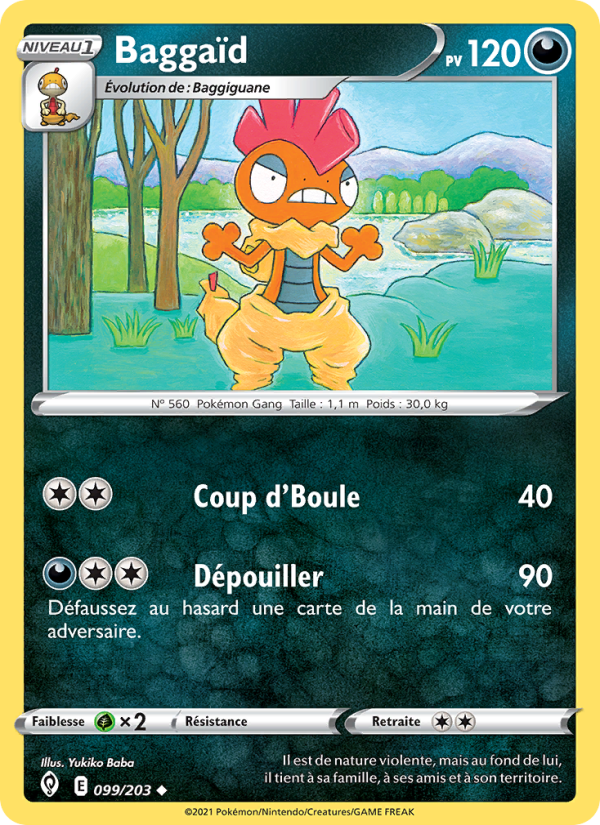 Baggaïd 99 — Évolution Céleste (French Pokémon TCG card)