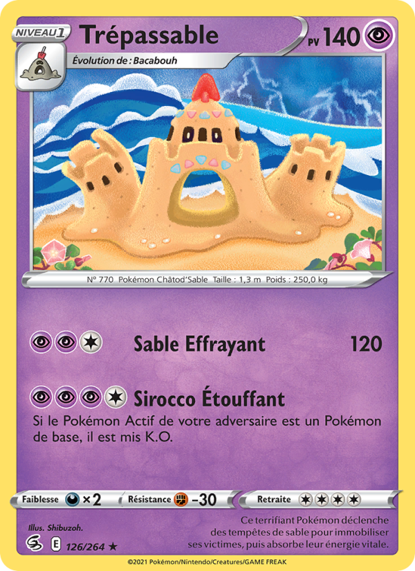 Trépassable 126 — Poing de Fusion (French Pokémon TCG card)