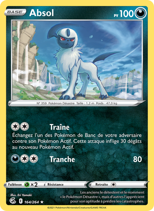 Absol 164 — Poing de Fusion (French Pokémon TCG card)