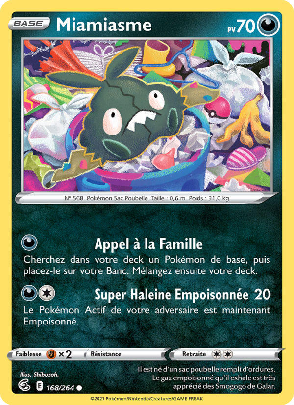 Miamiasme 168 — Poing de Fusion (French Pokémon TCG card)