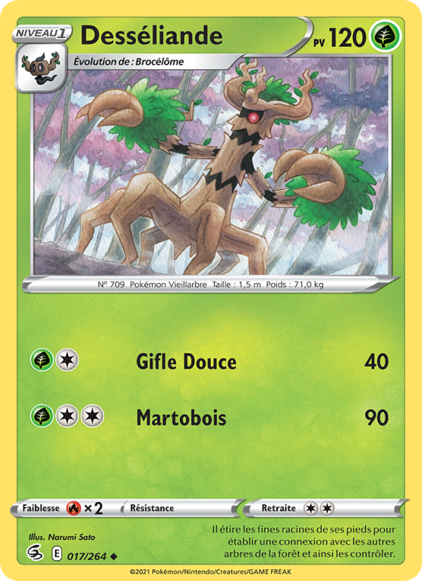 Desséliande 17 — Poing de Fusion (French Pokémon TCG card)