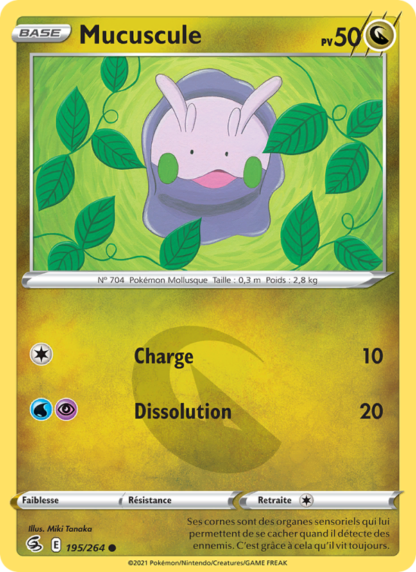 Mucuscule 195 — Poing de Fusion (French Pokémon TCG card)