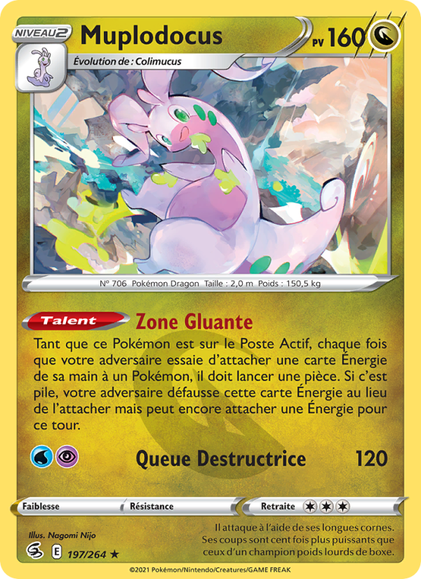 Muplodocus 197 — Poing de Fusion (French Pokémon TCG card)