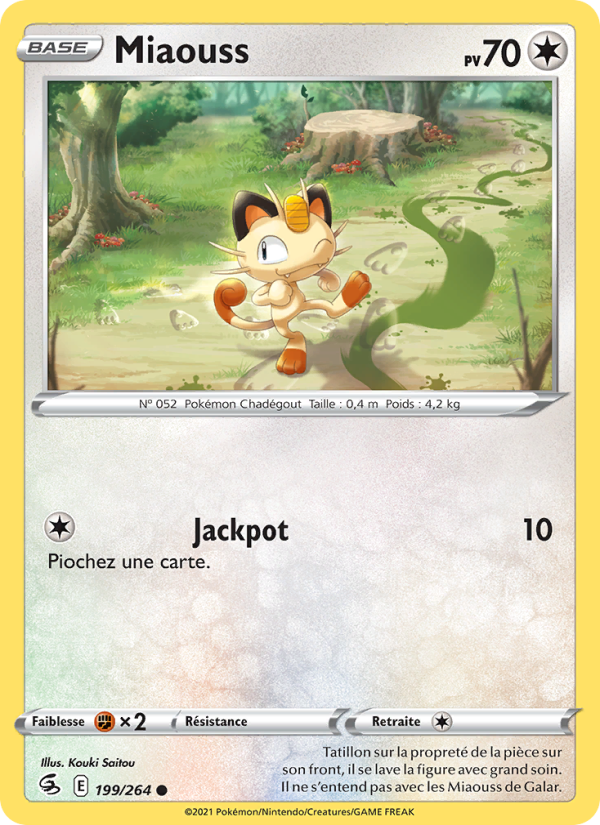 Miaouss 199 — Poing de Fusion (French Pokémon TCG card)