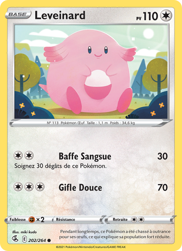 Leveinard 202 — Poing de Fusion (French Pokémon TCG card)