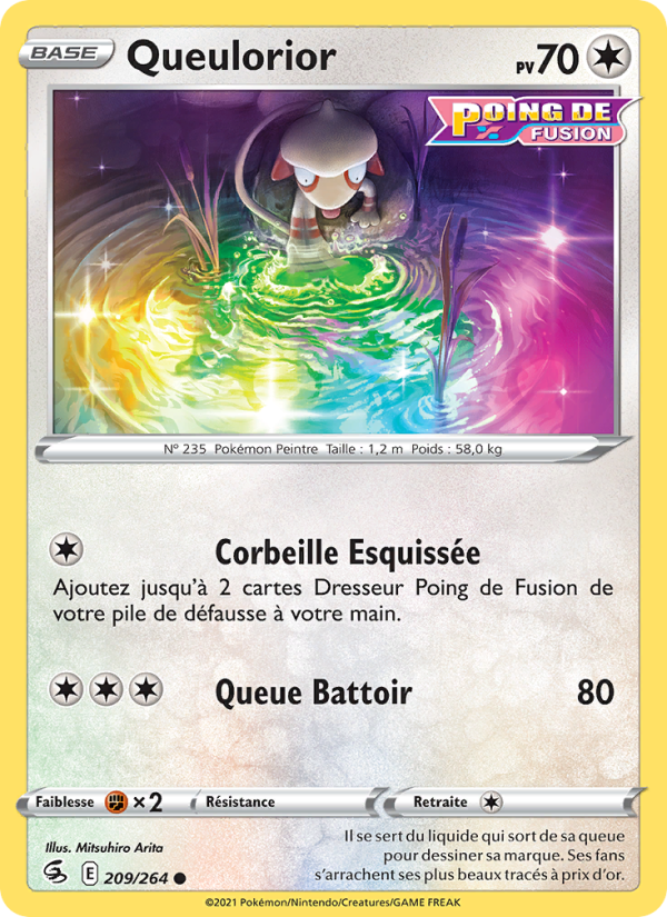 Queulorior 209 — Poing de Fusion (French Pokémon TCG card)