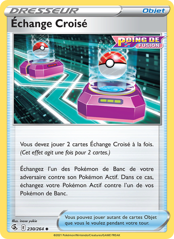 Échange Croisé 230 — Poing de Fusion (French Pokémon TCG card)