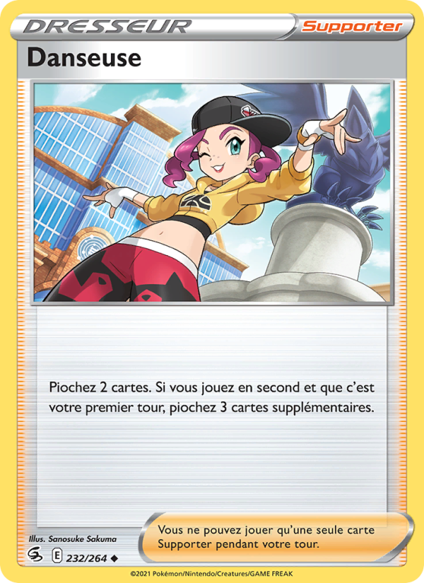 Danseuse 232 — Poing de Fusion (French Pokémon TCG card)