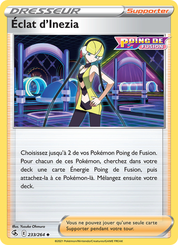 Éclat d'Inezia 233 — Poing de Fusion (French Pokémon TCG card)