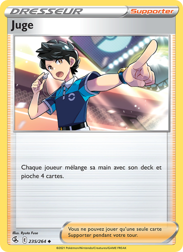 Juge 235 — Poing de Fusion (French Pokémon TCG card)