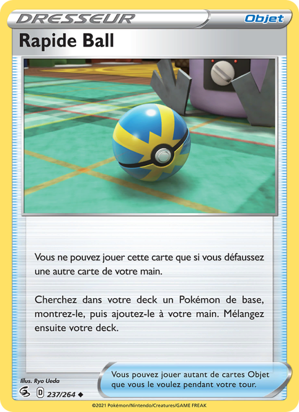 Rapide Ball 237 — Poing de Fusion (French Pokémon TCG card)