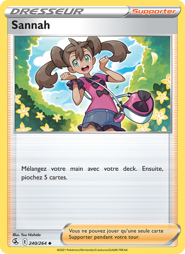 Sannah 240 — Poing de Fusion (French Pokémon TCG card)