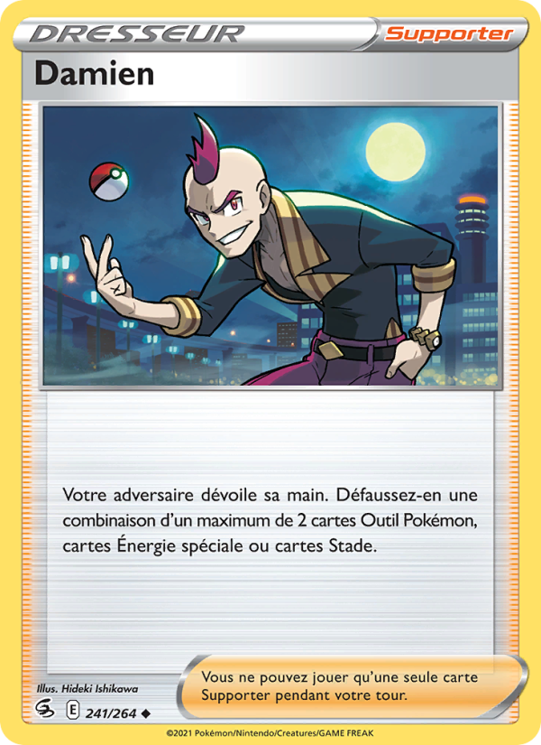Damien 241 — Poing de Fusion (French Pokémon TCG card)