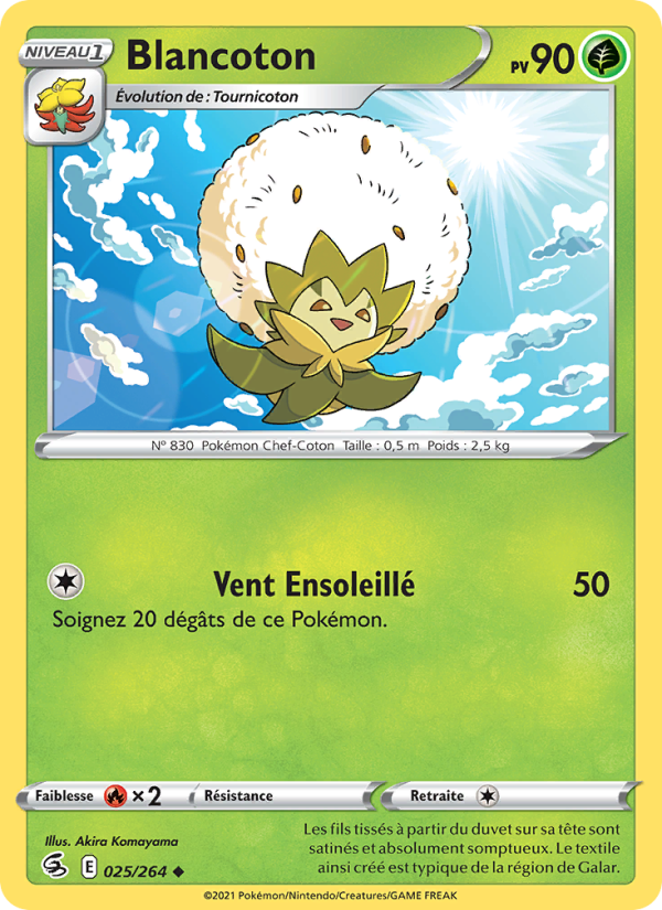 Blancoton 25 — Poing de Fusion (French Pokémon TCG card)
