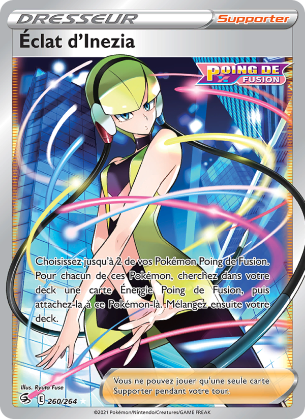 Éclat d'Inezia 260 — Poing de Fusion (French Pokémon TCG card)