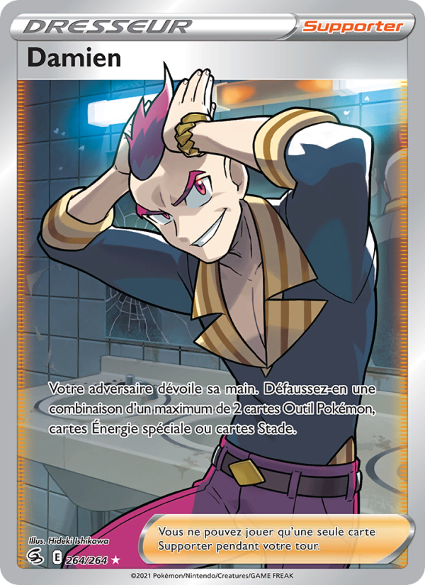 Damien 264 — Poing de Fusion (French Pokémon TCG card)