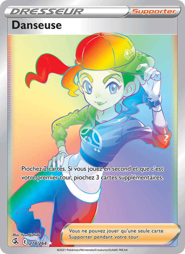 Danseuse 274 — Poing de Fusion (French Pokémon TCG card)