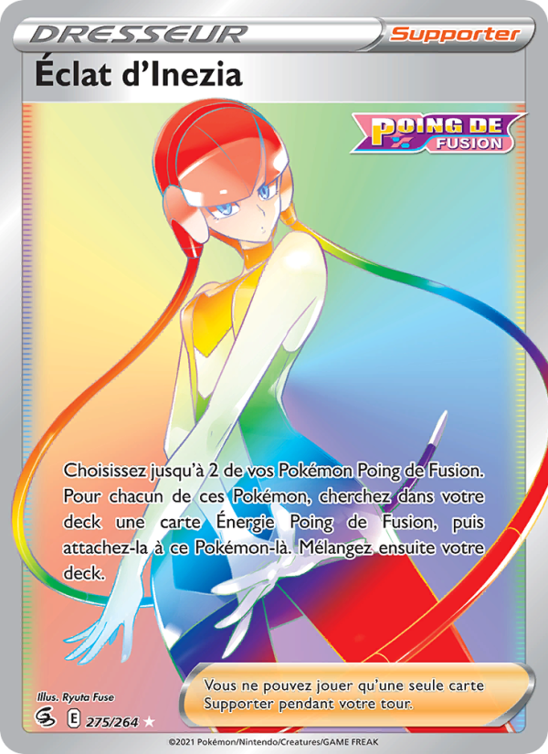 Éclat d'Inezia 275 — Poing de Fusion (French Pokémon TCG card)