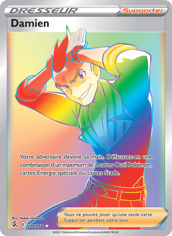 Damien 279 — Poing de Fusion (French Pokémon TCG card)