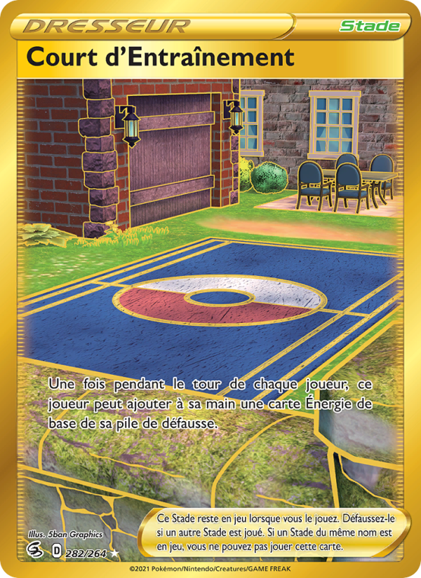Court d'Entraînement 282 — Poing de Fusion (French Pokémon TCG card)