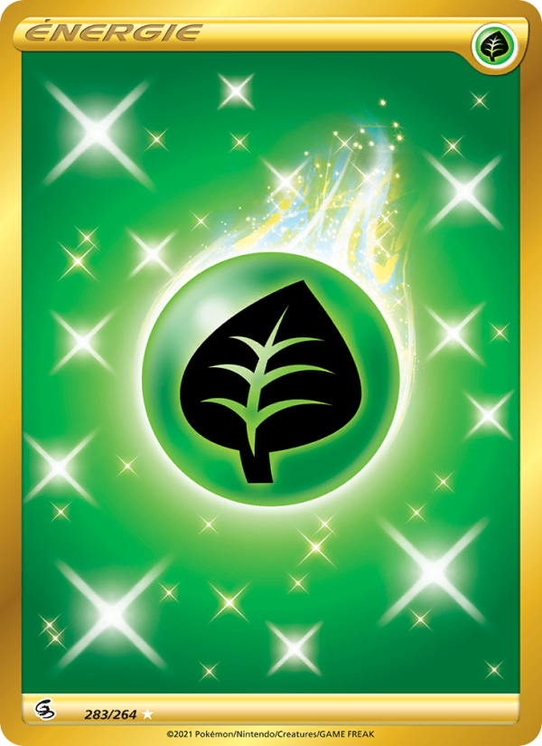 Énergie Plante 283 — Poing de Fusion (French Pokémon TCG card)