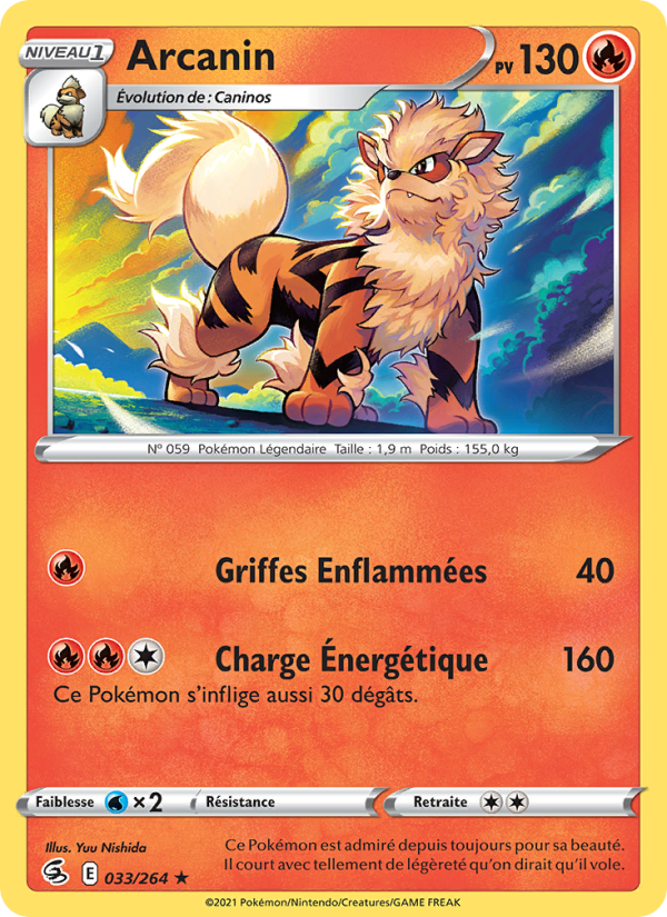 Arcanin 33 — Poing de Fusion (French Pokémon TCG card)