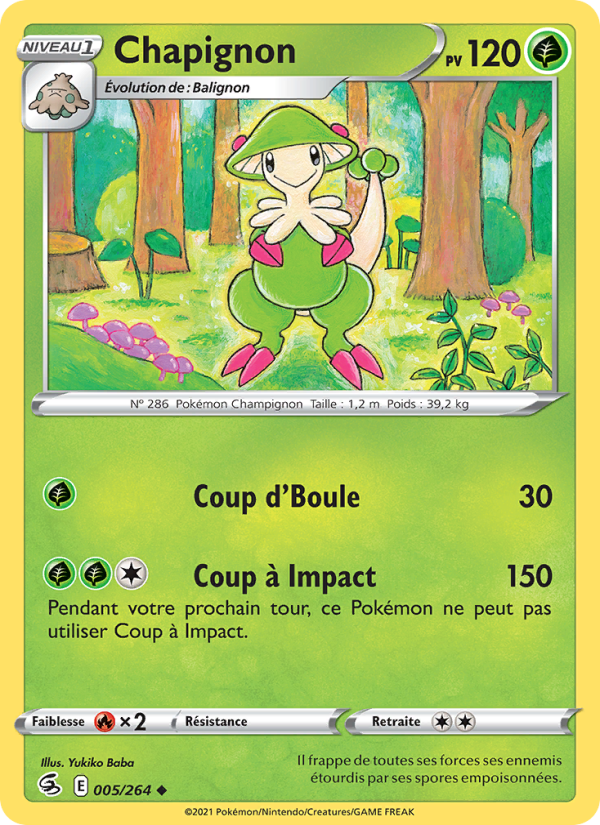 Chapignon 5 — Poing de Fusion (French Pokémon TCG card)