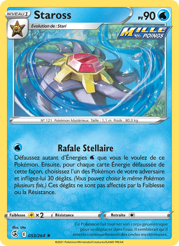 Staross 53 — Poing de Fusion (French Pokémon TCG card)