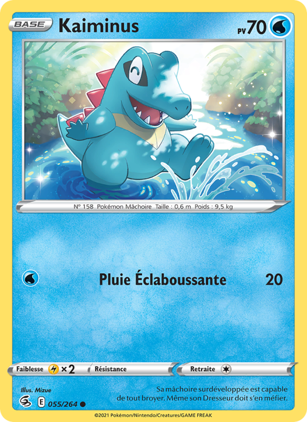 Kaiminus 55 — Poing de Fusion (French Pokémon TCG card)